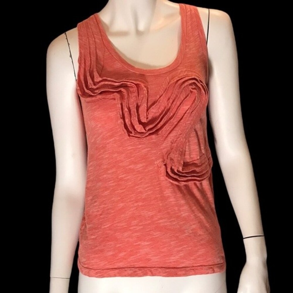 Anthropology little yellow button women top tank xsmall